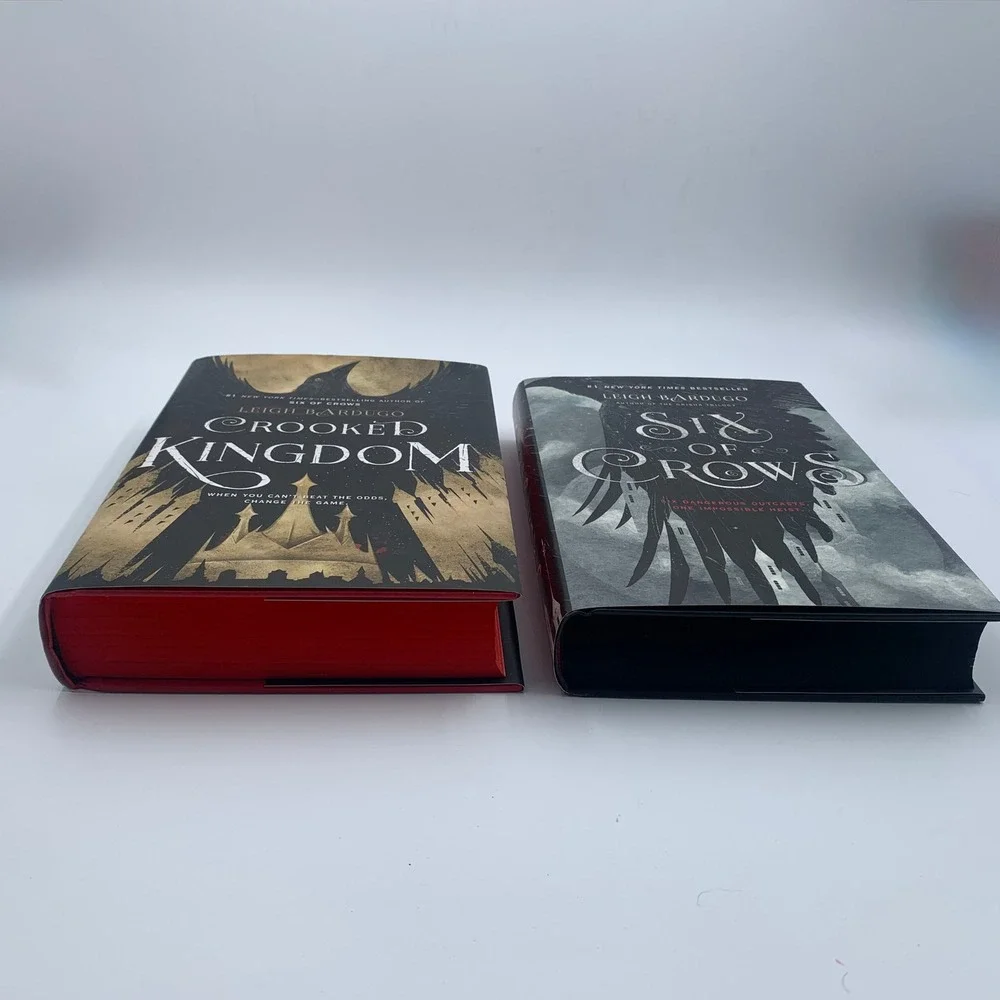 Six of Crows Duology HC Lot Leigh Bardugo Crooked Kingdom Sprayed Edges 1st